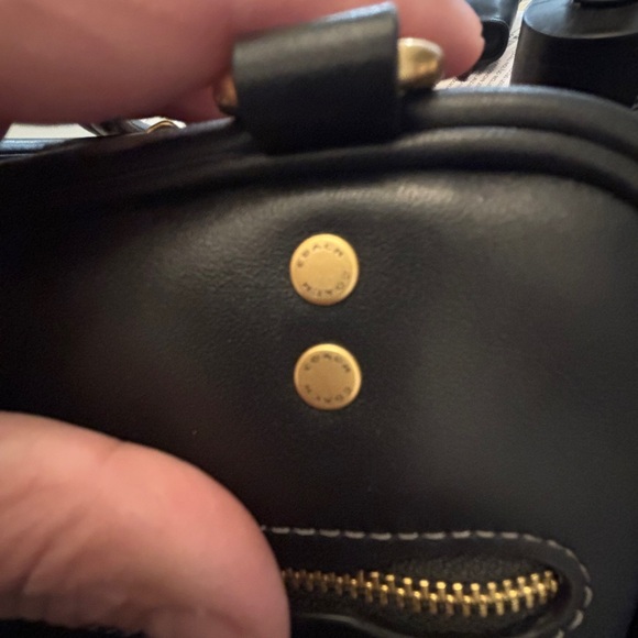 Coach Rouge Soft Cube 20– Black Full Grain Leather – Gold Hardware – G2580-CCC91 - Picture 9 of 14